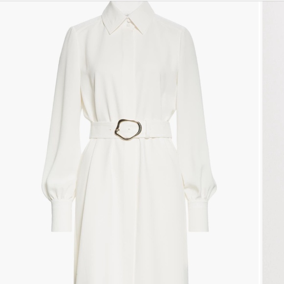 NWT Lafayette 148 NY Finesse Crepe Soraya Dress - Size M - Picture 3 of 9